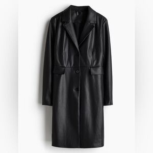 Hm coated single breasted coat